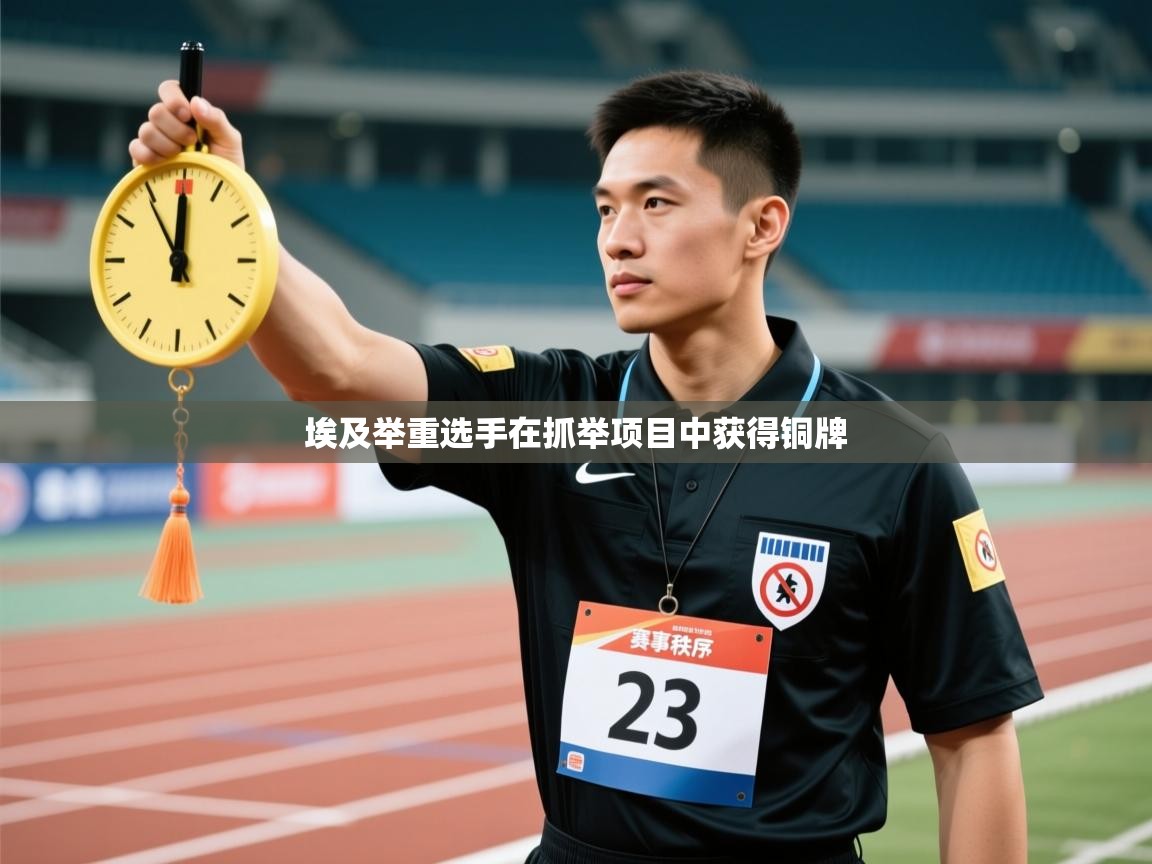 埃及举重选手在抓举项目中获得铜牌 第2张